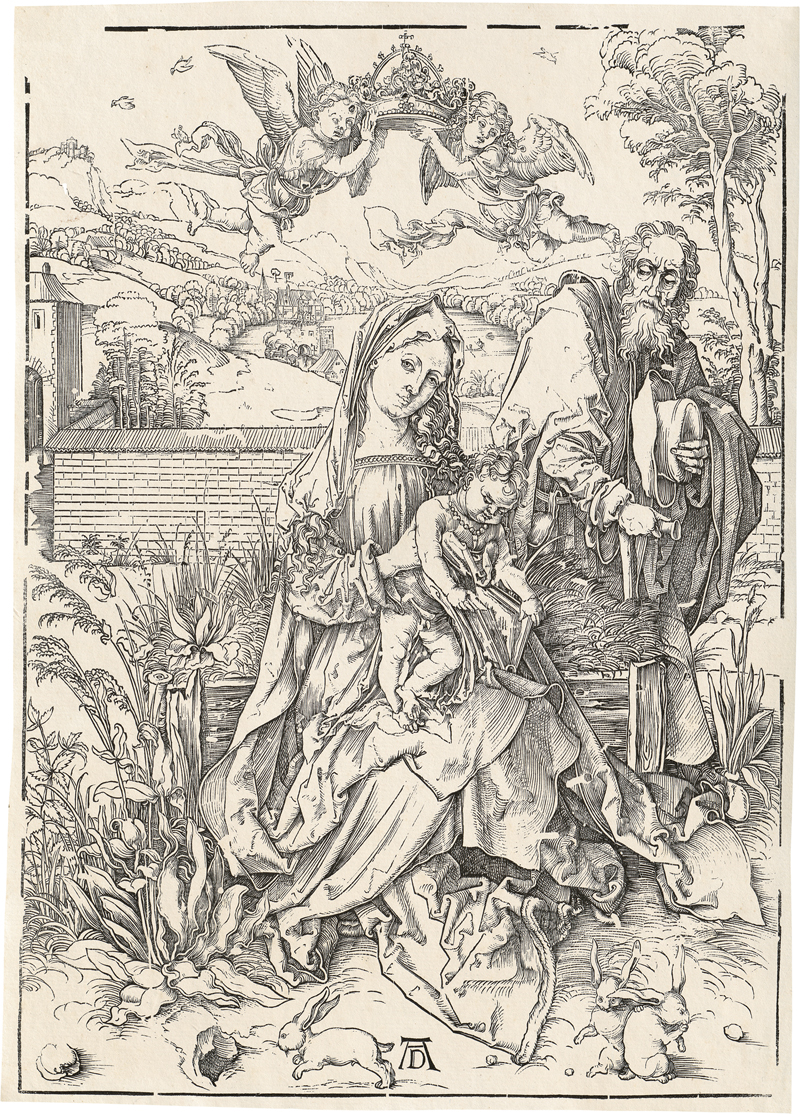 Lot 5498, Auction  127, Dürer, Albrecht, Die Hl. Familie mit den Hasen