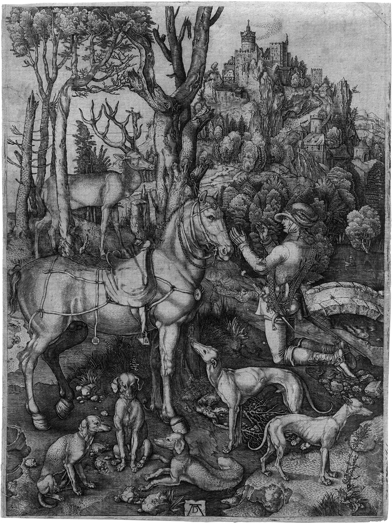 Lot 5502, Auction 127, Dürer, Albrecht - nach, Der hl. Hubertus, auch Eustachius genannt