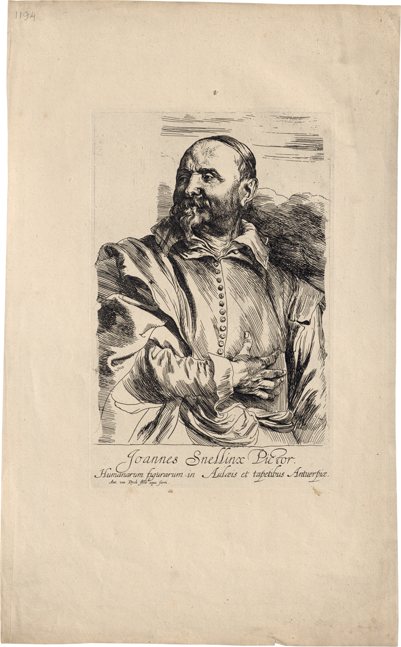 Lot 5506, Auction 127, Dyck, Anthony van, Bildnis des Jan Snellinck