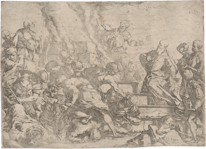 Lot 5516, Auction 127, Giordano, Luca, Das Opfer des Elias