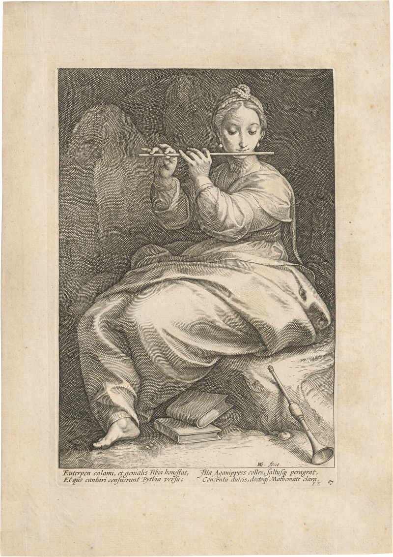 Lot 5517, Auction 127, Goltzius, Hendrick, Sechs Musen: