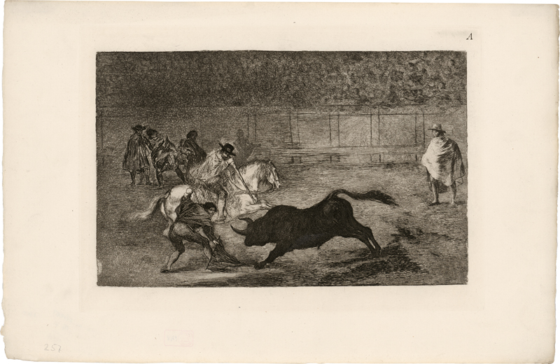 Lot 5526, Auction 127, Goya, Francisco de, Fünf Blatt aus der "Tauromaquia"