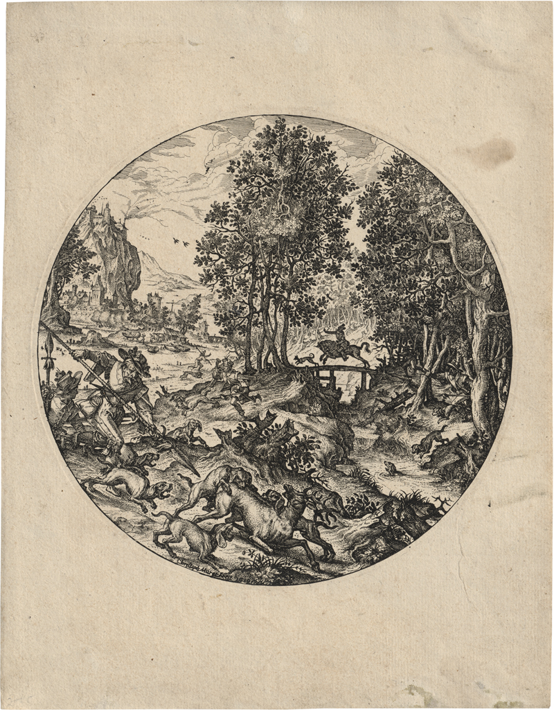 Lot 5585, Auction 127, Murer, Christoph, Die Hirschjagd