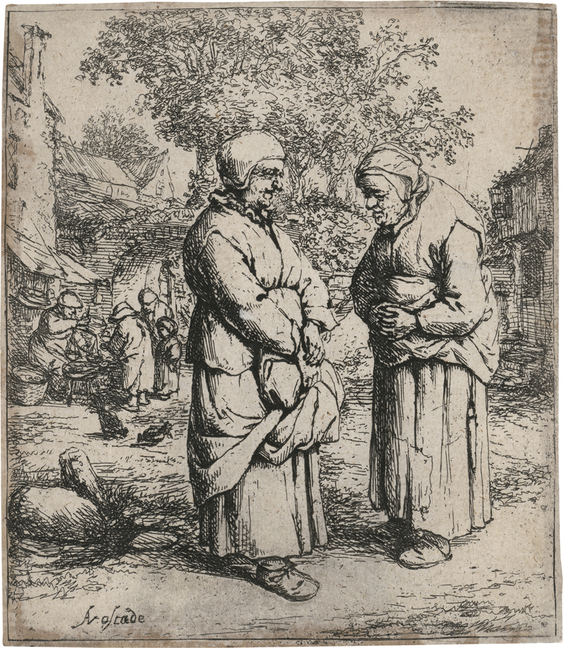 Lot 5592, Auction  127, Ostade, Adriaen van, Die Gevatterinnen