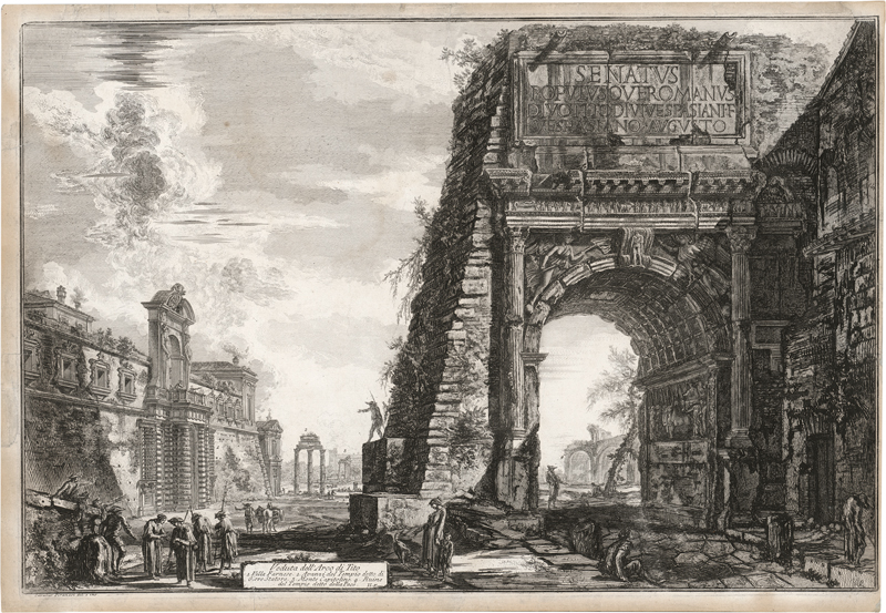 Lot 5604, Auction 127, Piranesi, Giovanni Battista, Veduta dell'Arco di Tito