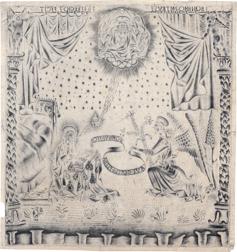 Lot 5606, Auction 127, Reggio, Buonincontro da, Verkündigung