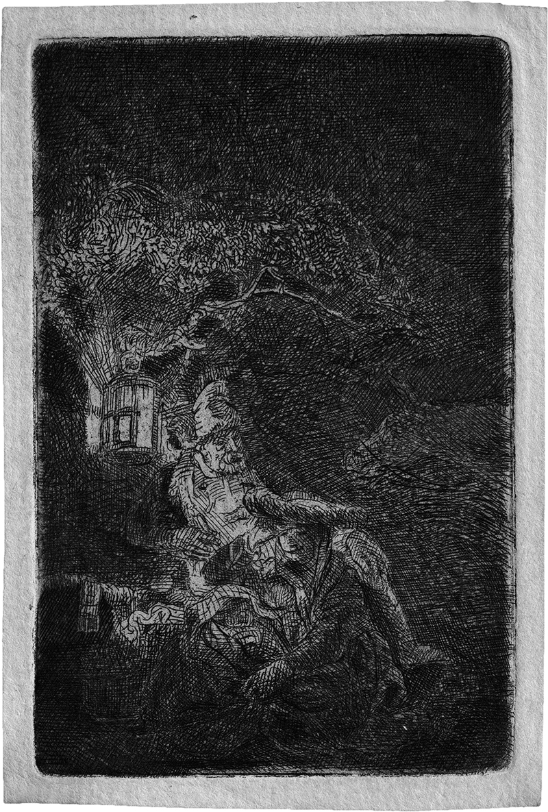 Lot 5608, Auction 127, Rembrandt Harmensz. van Rijn, Die Ruhe auf der Flucht, Nachtstück