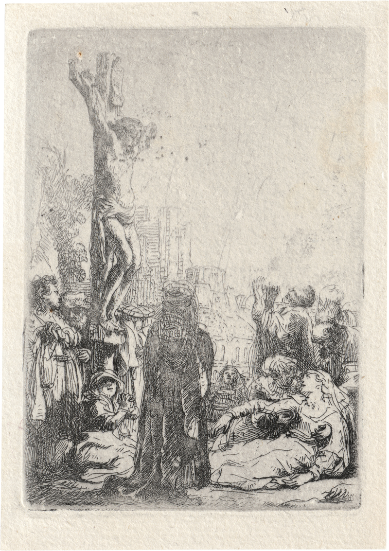 Lot 5611, Auction  127, Rembrandt Harmensz. van Rijn, Christus am Kreuze (kleine Platte)