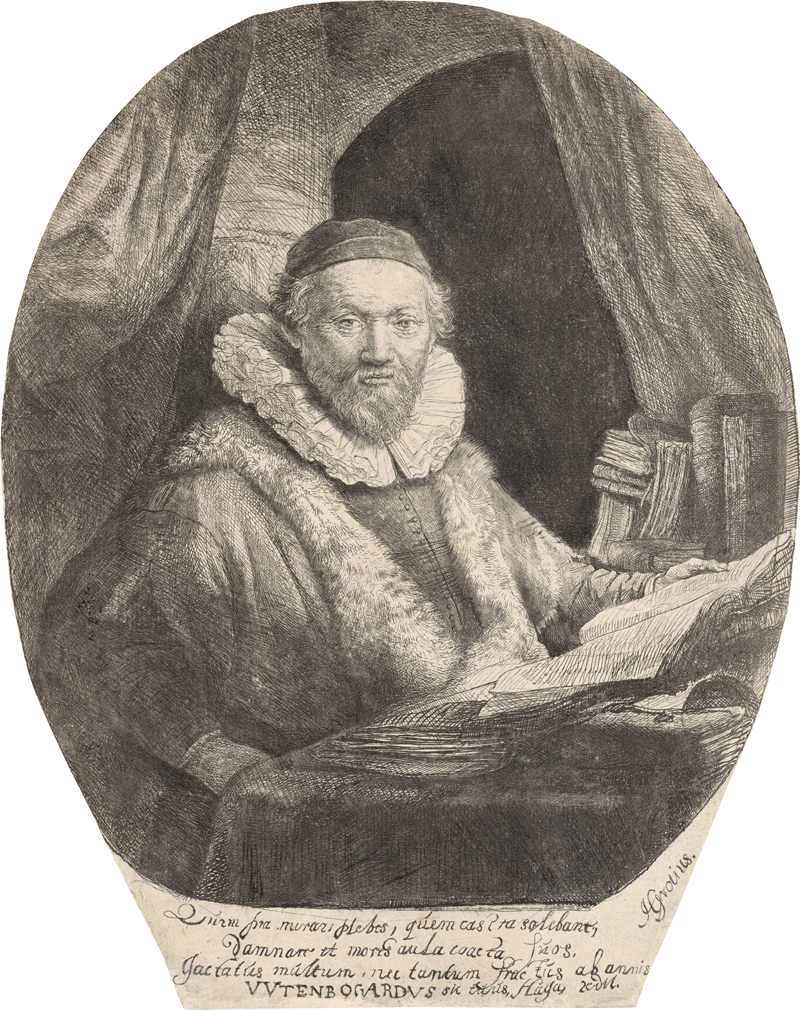 Lot 5623, Auction  127, Rembrandt Harmensz. van Rijn, Bildnis des Jan Uijtenbogaert
