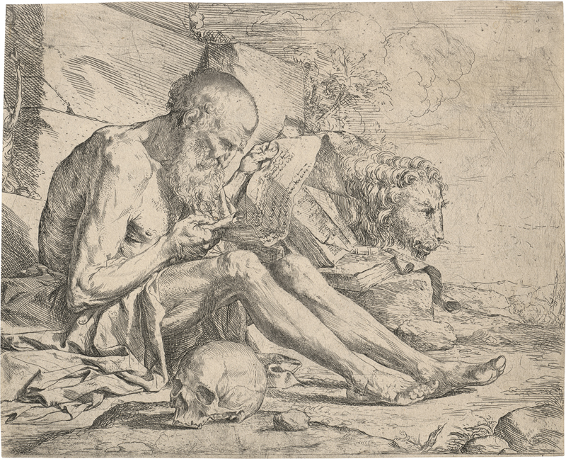 Lot 5627, Auction  127, Ribera, Jusepe de, Der hl. Hieronymus, lesend