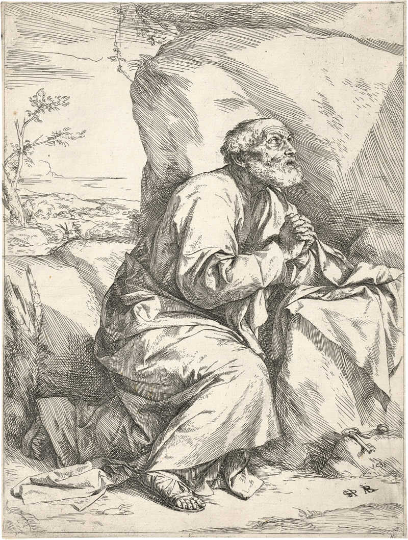 Lot 5628, Auction 127, Ribera, Jusepe de, Die Buße des hl. Petrus