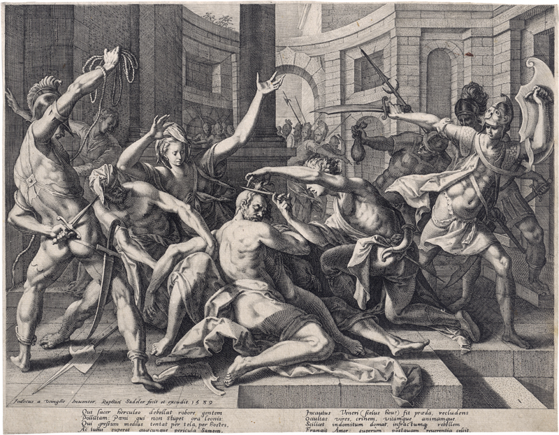 Lot 5639, Auction  127, Sadeler I, Raphael, Samson und Delila