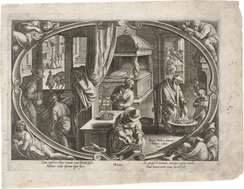 Lot 5651, Auction 127, Stradanus, Johannes - nach, Die vier Jahreszeiten