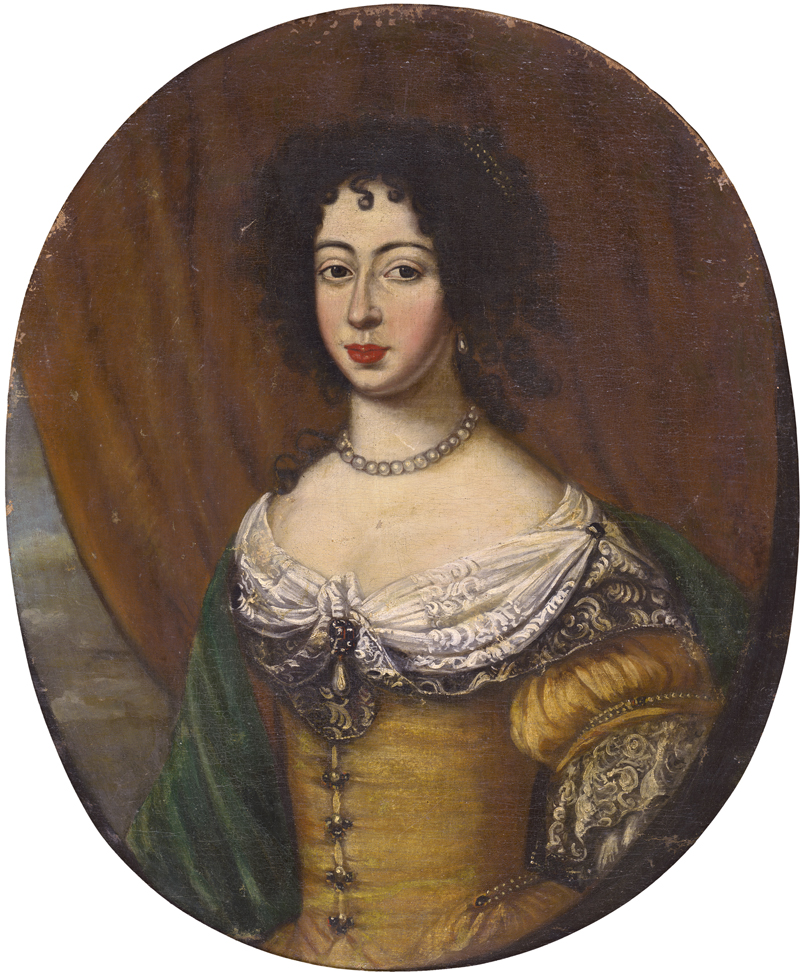 Lot 6023, Auction 127, Deutsch oder Schwedisch, um 1675. Bildnis der Charlotte Eleonora Faust