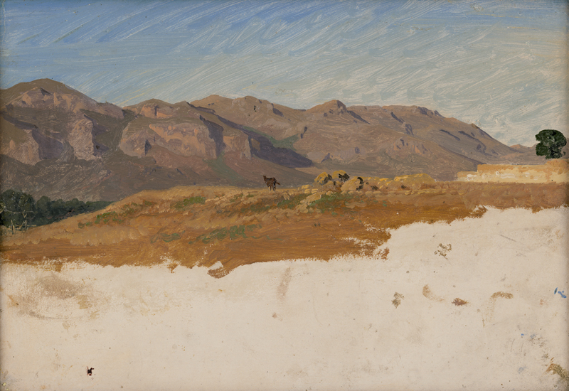 Lot 6070, Auction  127, Fries, Bernhard, Die Berge nördlich von Narni