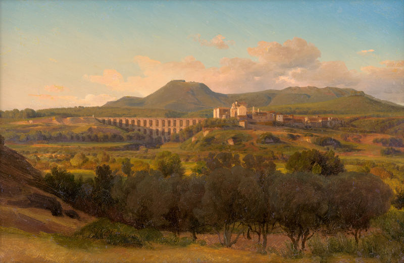 Lot 6073, Auction  127, Bünsow, Joachim Ludwig Heinrich Daniel, Blick auf Ariccia in den Albaner Bergen