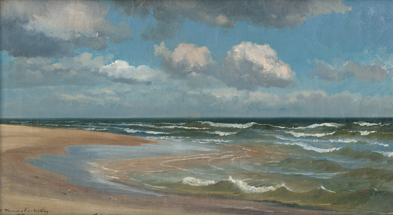 Lot 6129, Auction 127, Hummel, Carl Maria Nikolaus, Blick über den Strand von Misdroy