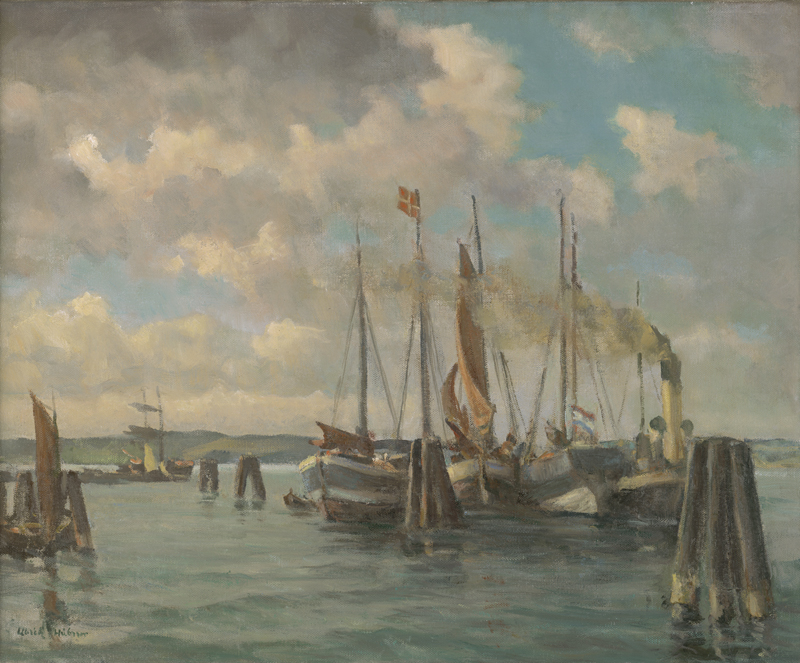 Lot 6149, Auction 127, Hübner, Ulrich, "Vier Segelschiffe"