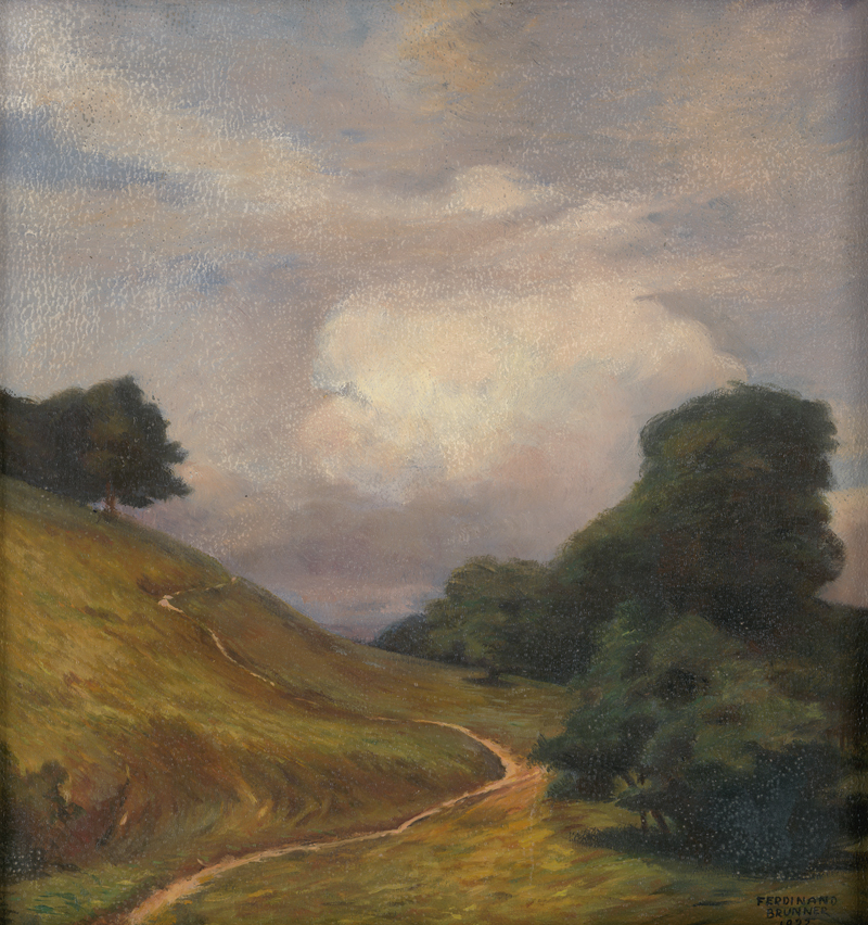 Lot 6189, Auction  127, Brunner, Ferdinand, Sommerlandschaft mit Feldweg