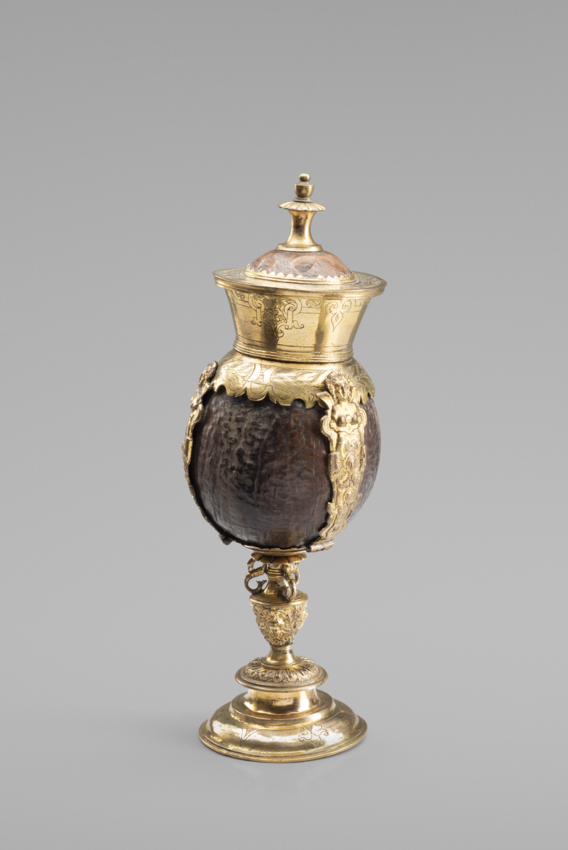 Lot 6305, Auction  127, Kokosnusspokal, Barocker Kokosnussdeckelpokal