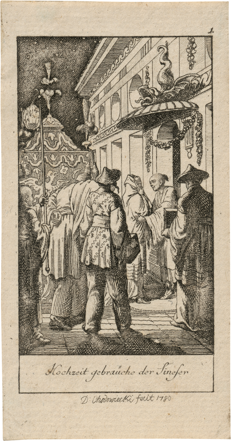 Lot 6394, Auction  127, Chodowiecki, Daniel Nikolaus, Hochzeitsgebräuche bei verschiedenen Völkern