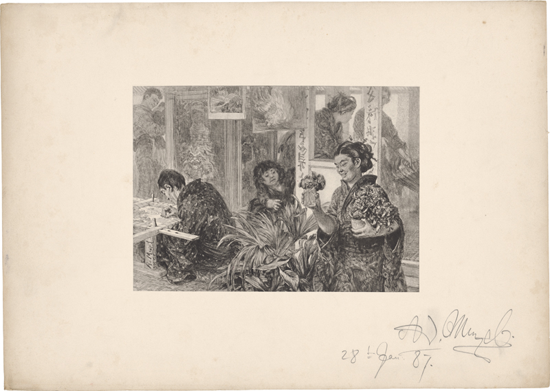 Lot 6416, Auction  127, Menzel, Adolph von - nach, Japanischer Stickkünstler