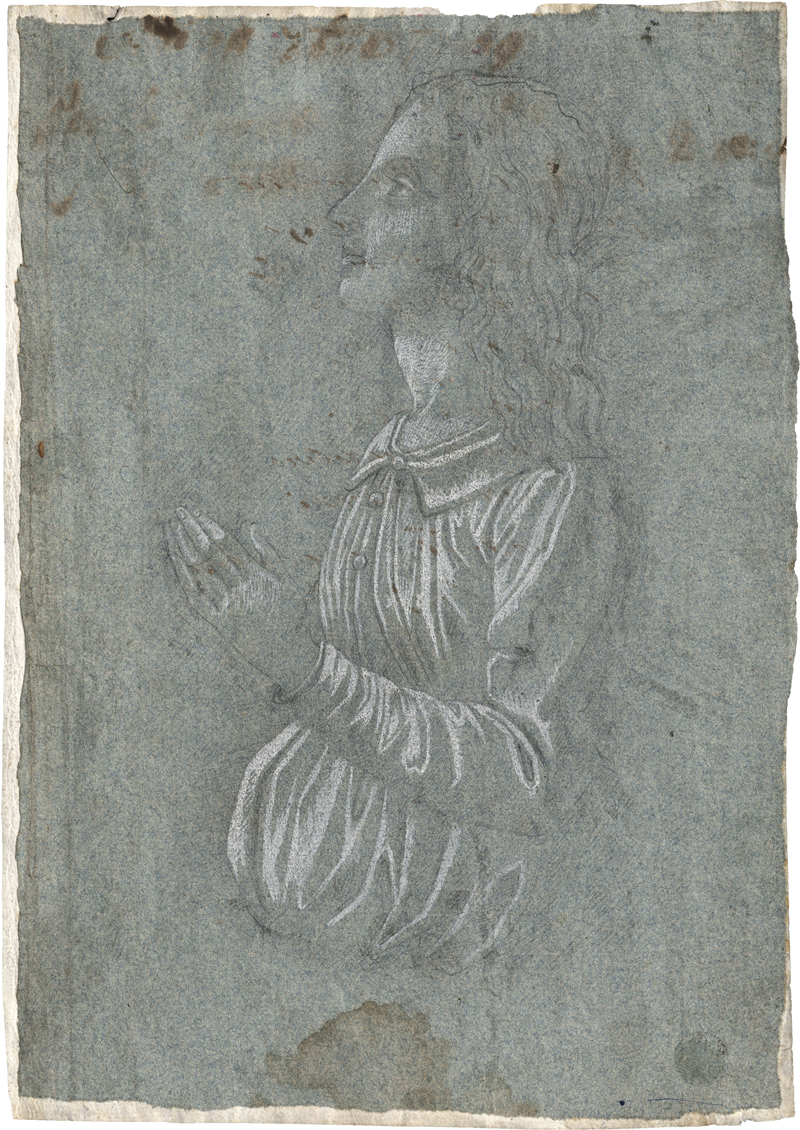 Lot 6502, Auction  127, Florentinisch, 16. odr 17.  Jh. Halbfigur eines Jünglings im Profil nach links