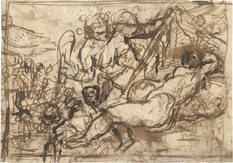 Lot 6519, Auction 127, Italienisch, 1. Hälfte 17. Jh. Amor und Psyche