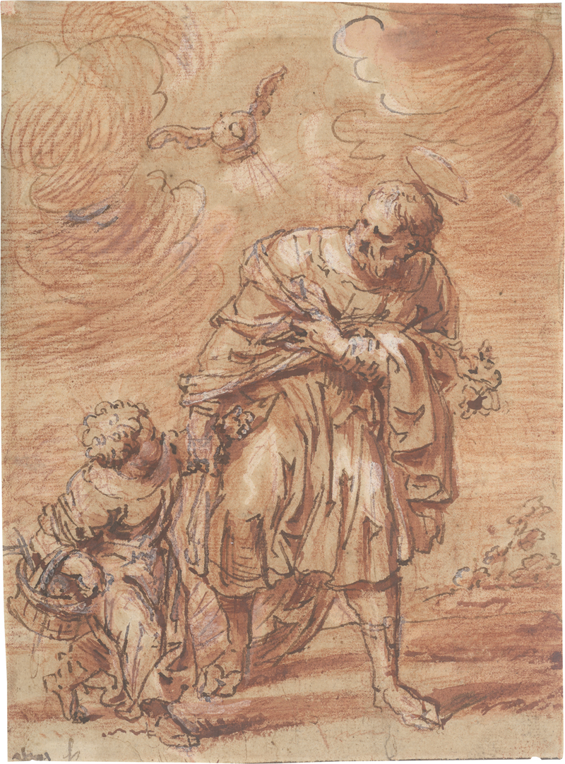 Lot 6538, Auction  127, Niederländisch, 17. oder 18. Jh. Abraham und Isaak