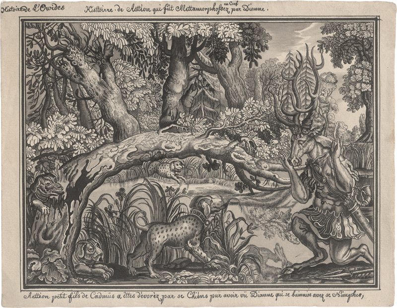 Lot 6573, Auction  127, Deutsch, 18. Jh. . Actäon als Hirsch 