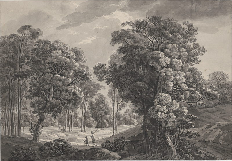Lot 6586, Auction  127, Troll, Johann Heinrich, Landschaft mit Wanderern