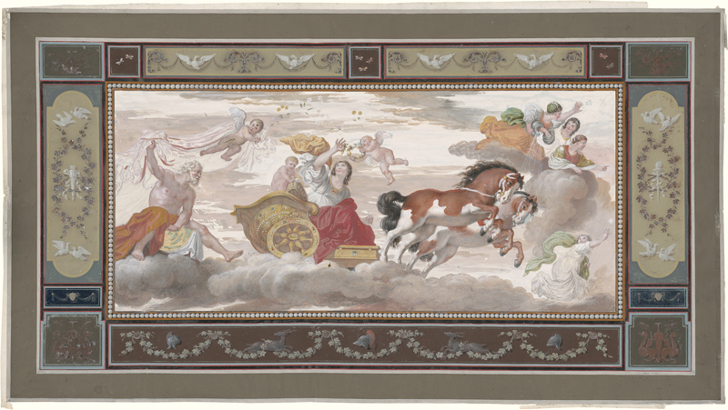 Lot 6610, Auction  127, Französisch, um 1820. Aurora im Streitwagen