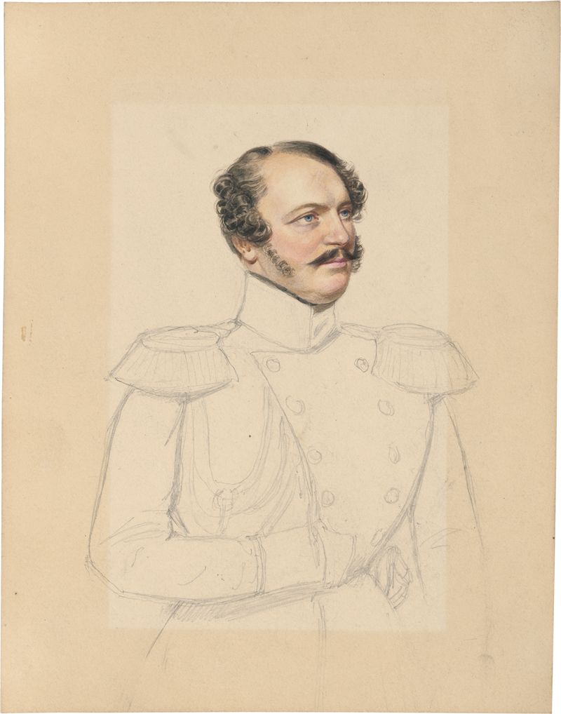 Lot 6640, Auction  127, Krüger, Franz, Bildnis wohl Zar Nikolaus I. von Russland