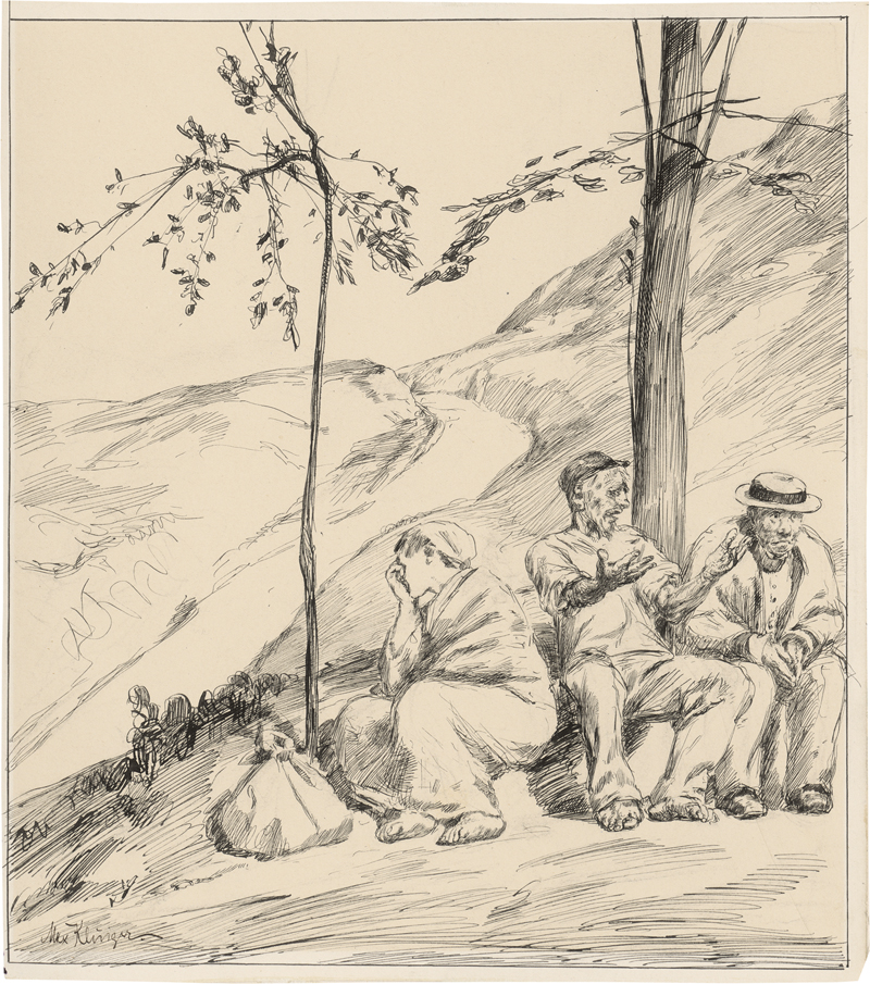 Lot 6714, Auction  127, Klinger, Max, Die Heimatlosen