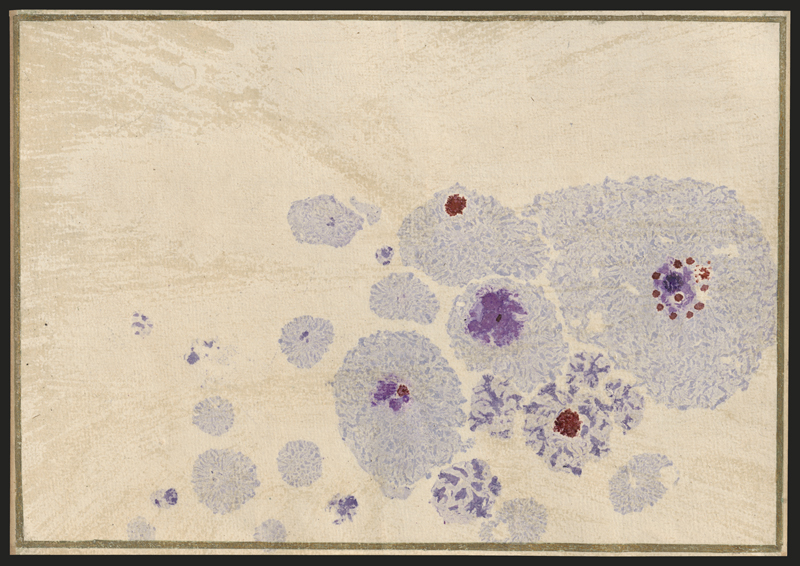 Lot 6721, Auction  127, Pirchan, Emil, Komposition in Blassblau, Lila und Korallenrot