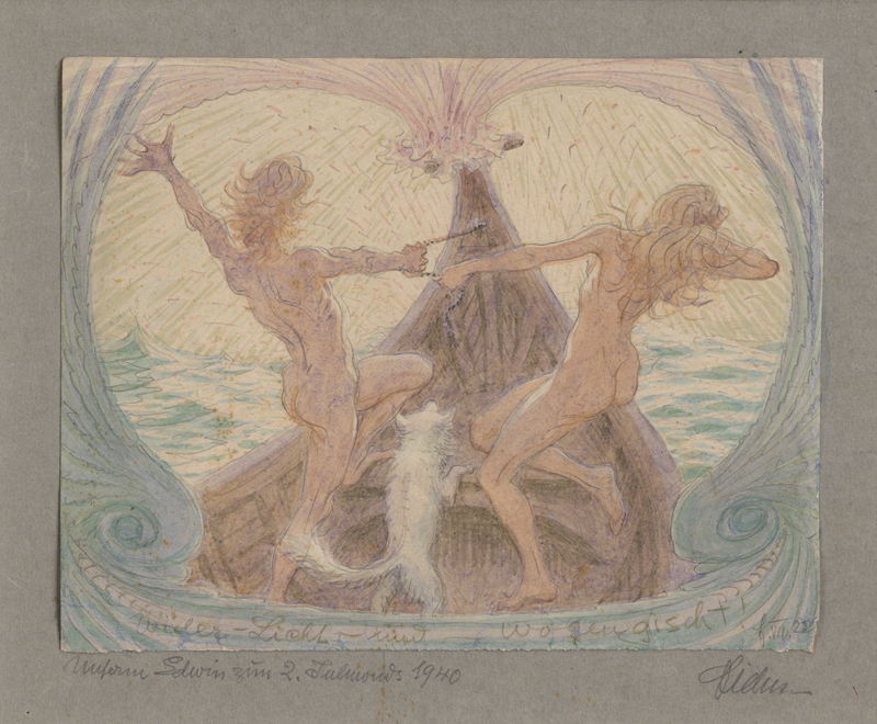 Lot 6727, Auction  127, Fidus, "Wider-Licht und Wogengischt"