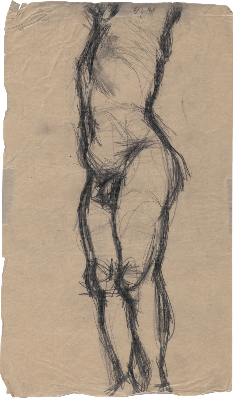 Lot 6918, Auction 127, Rainer, Arnulf, Stehender männlicher Akt - Studie