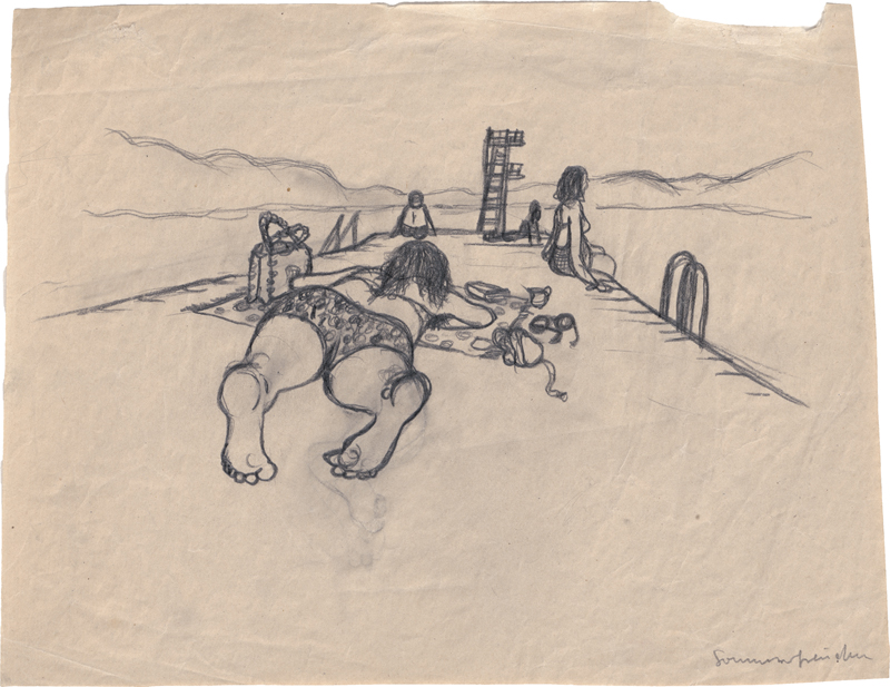 Lot 6928, Auction  127, Rainer, Arnulf, Sommerfreuden (Am Badesteg)