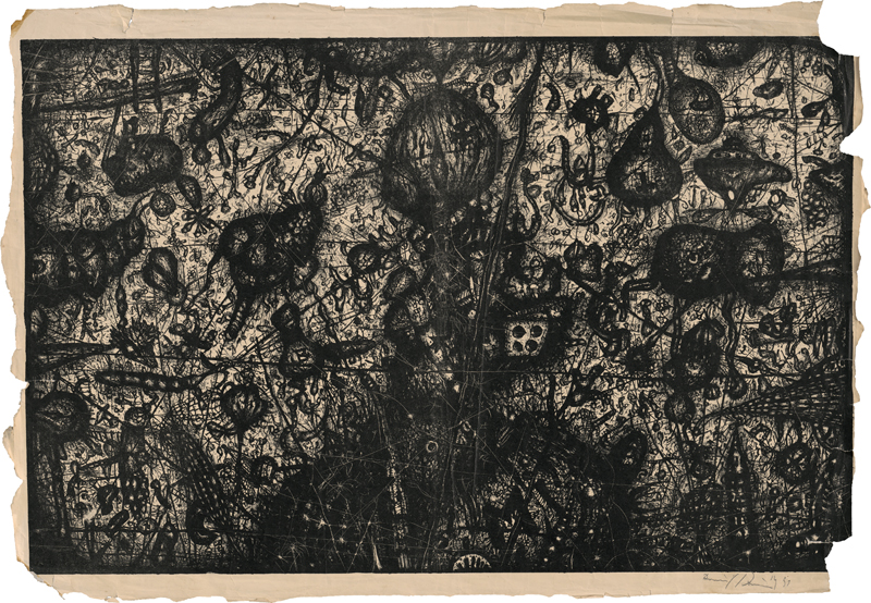 Lot 6946, Auction  127, Rainer, Arnulf, Wasserwelt I (Die Gestürzten stehen auf)