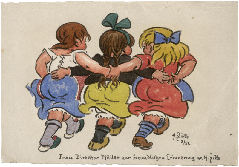 Lot 7042, Auction  127, Zille, Heinrich, Drei Gören