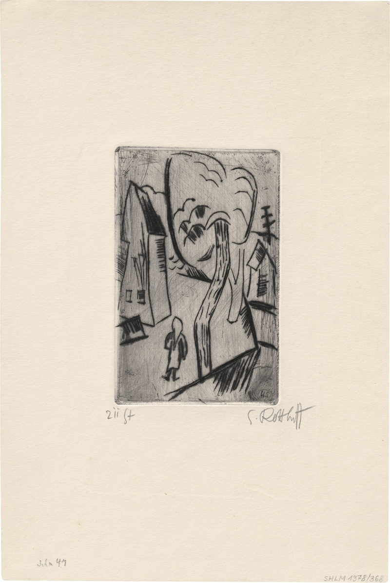 Lot 7049, Auction  127, Schmidt-Rottluff, Karl, Straße in Rottluff