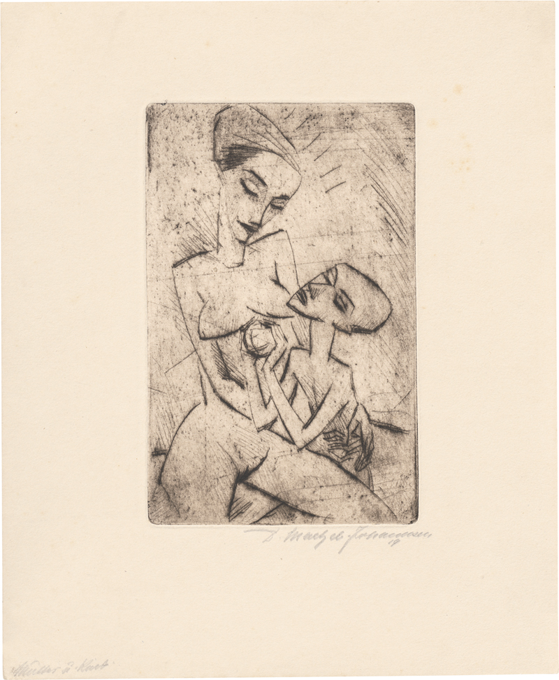 Lot 7057, Auction  127, Maetzel-Johannsen, Dorothea, Mutter und Kind