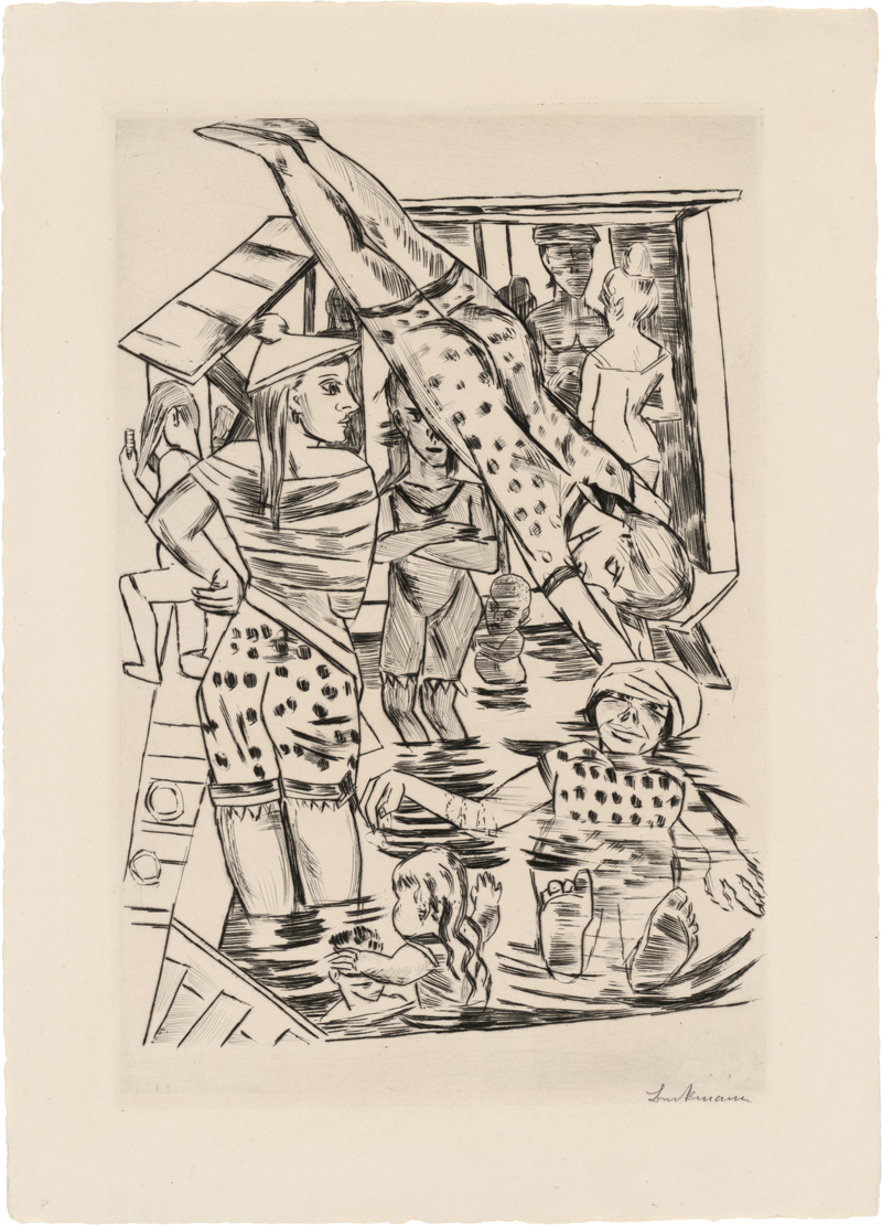Lot 7070, Auction  127, Beckmann, Max, Frauenbad