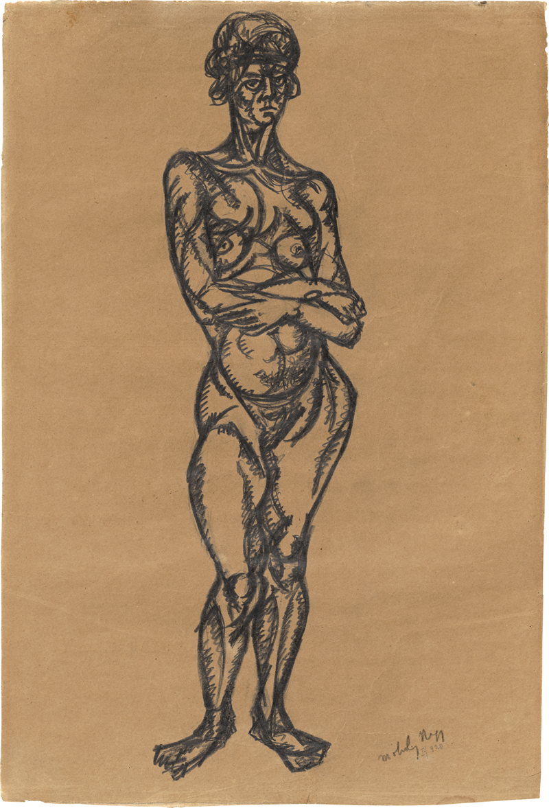 Lot 7095, Auction 127, Moholy-Nagy, László, Stehender Akt