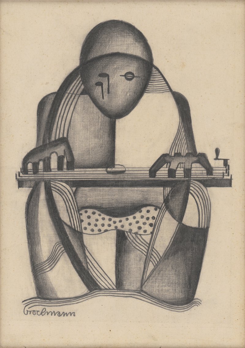 Lot 7107, Auction 127, Brockmann, Gottfried, Zitherspieler