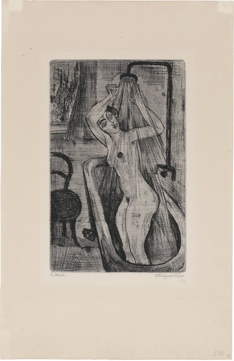 Lot 7109, Auction 127, Felixmüller, Conrad, Duschen