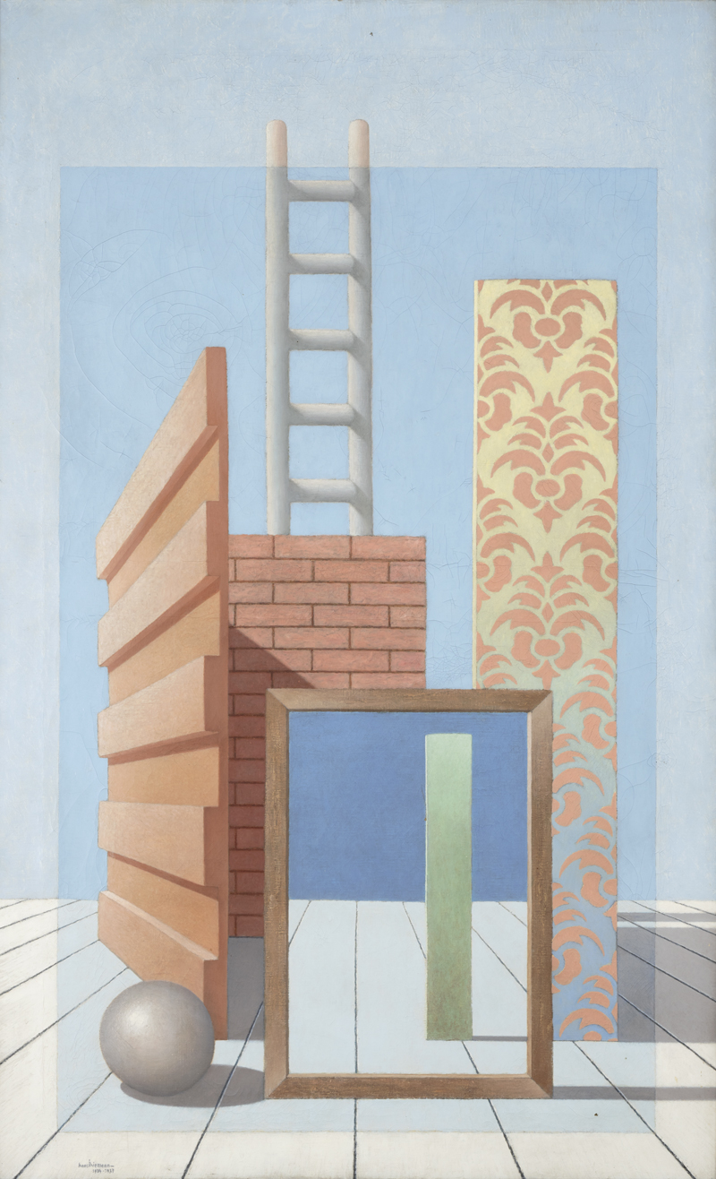 Lot 7147, Auction  127, Thiemann, Hans, Stilleben hinter Blau
