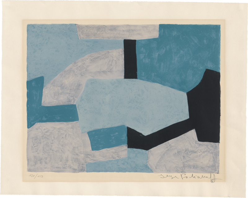 Lot 7152, Auction 127, Poliakoff, Serge, Composition grise, verte et bleue