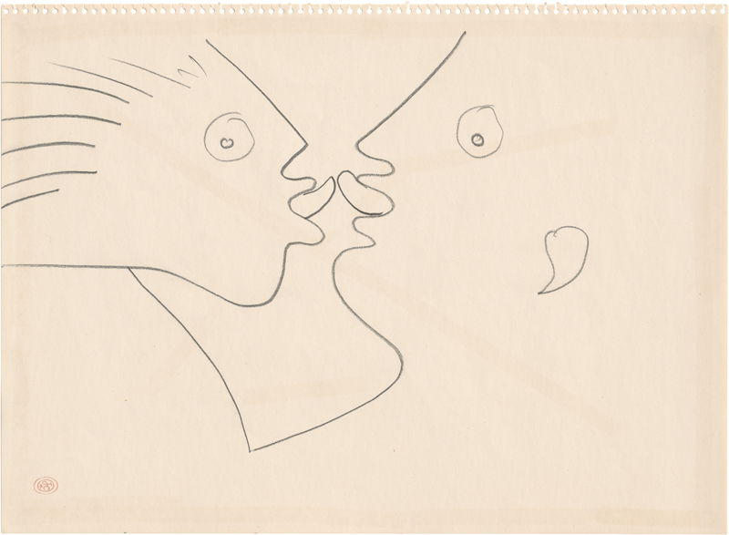 Lot 7177, Auction 127, Cocteau, Jean, Le Baiser