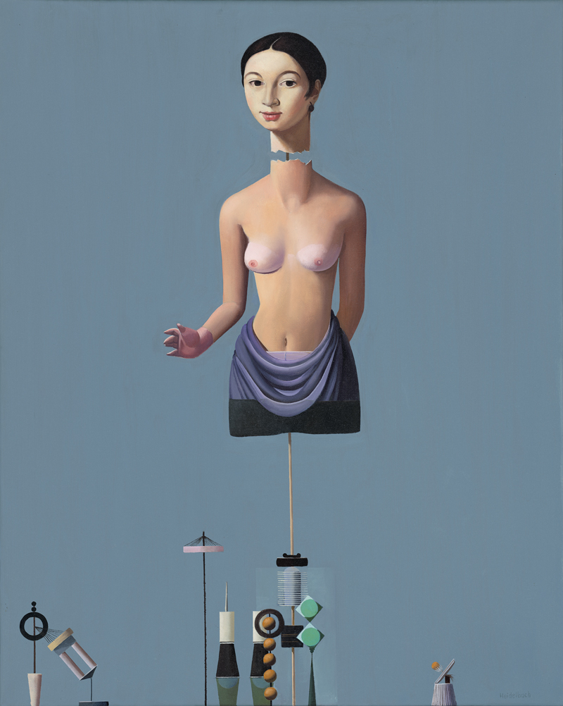Lot 7198, Auction  127, Heidelbach, Karl, Ohne Titel (Mademoiselle Rivière. Kopf nach Ingres über weiblichem Torso)
